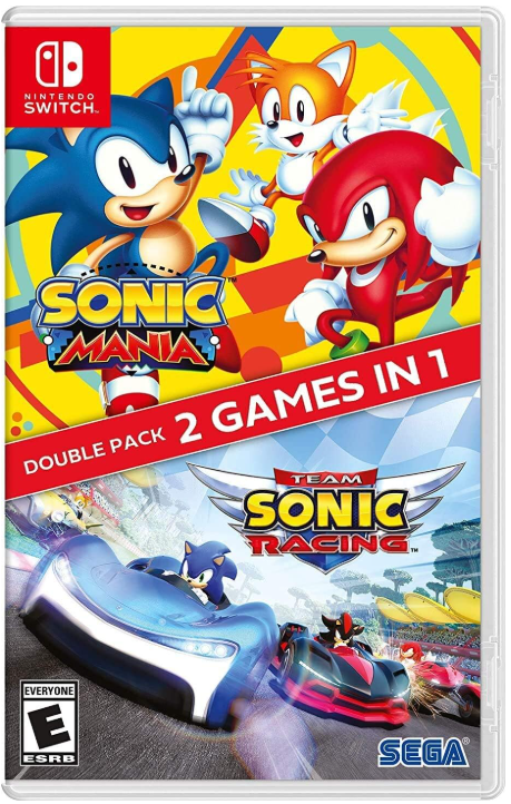 Turbocharge Your Gaming Experience: Unleash Double the Fun with Sonic Mania + Team Sonic Racing Double Pack for Nintendo Switch