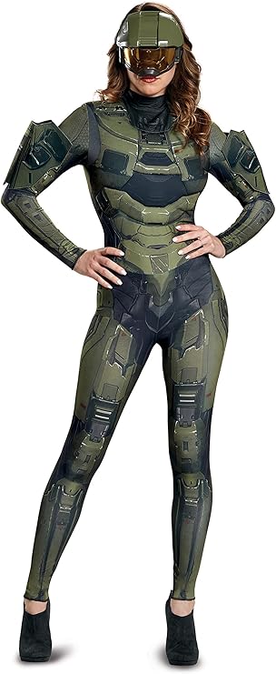 Disguise Women's Master Chief Adult Female Deluxe Costume