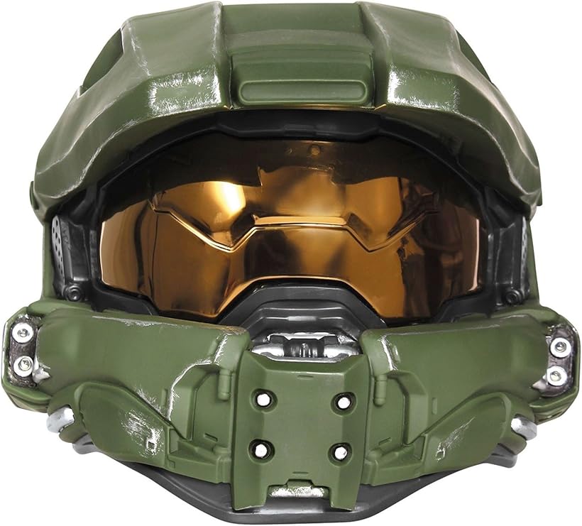 Disguise Men's Master Chief Adult Light-up Deluxe Helmet